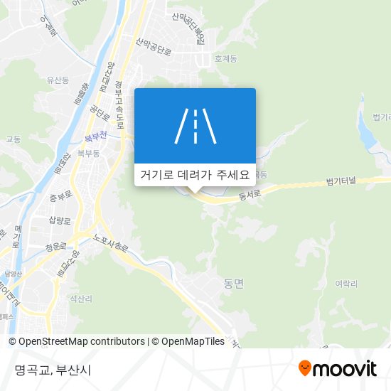 명곡교 지도