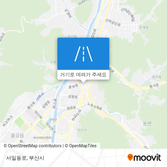 서일동로 지도