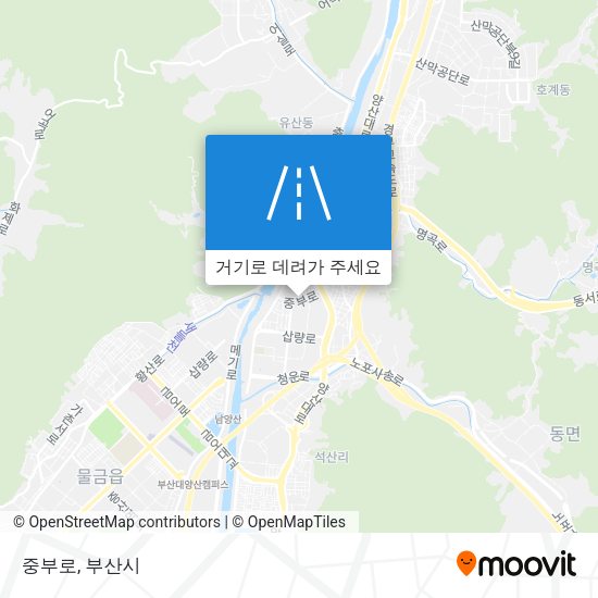 중부로 지도