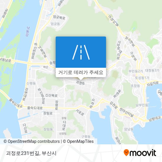 괴정로231번길 지도