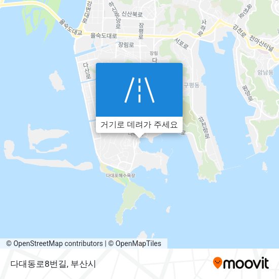 다대동로8번길 지도