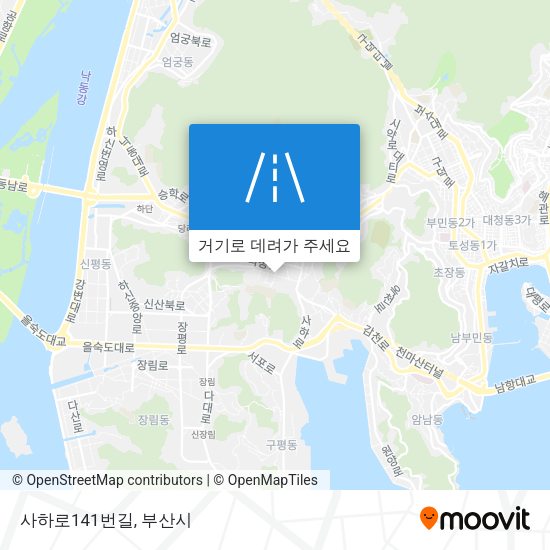 사하로141번길 지도