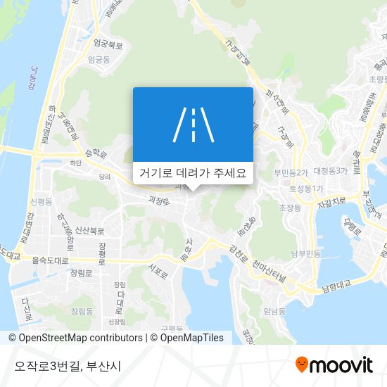 오작로3번길 지도