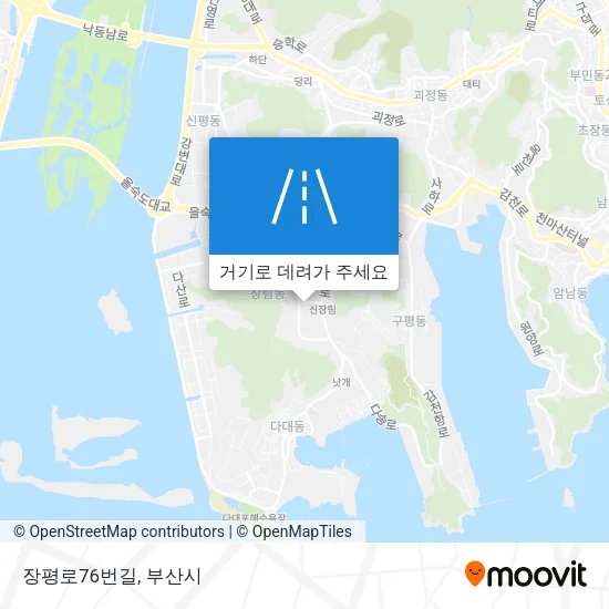 장평로76번길 지도