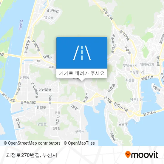 괴정로270번길 지도