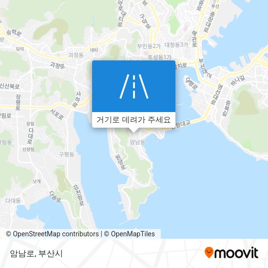 암남로 지도