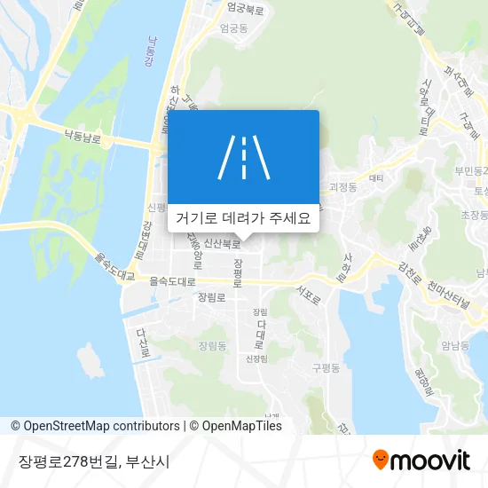 장평로278번길 지도