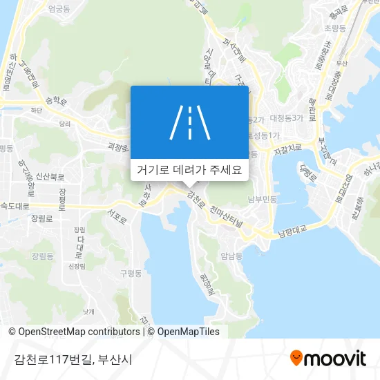 감천로117번길 지도