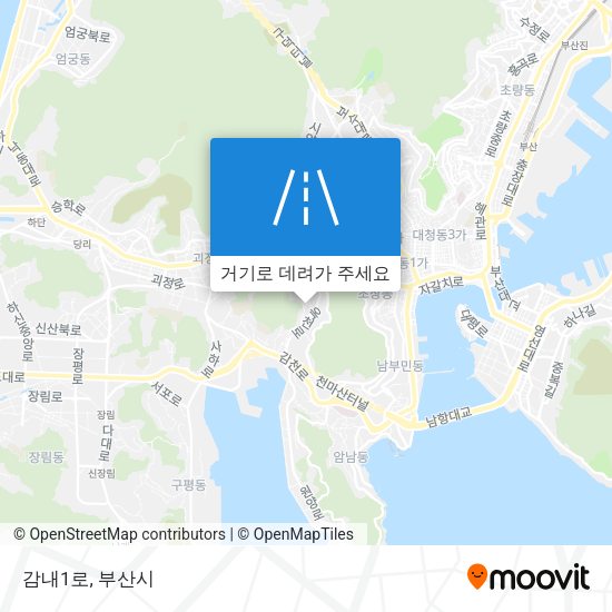 감내1로 지도