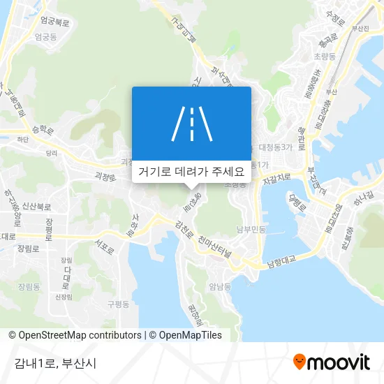 감내1로 지도