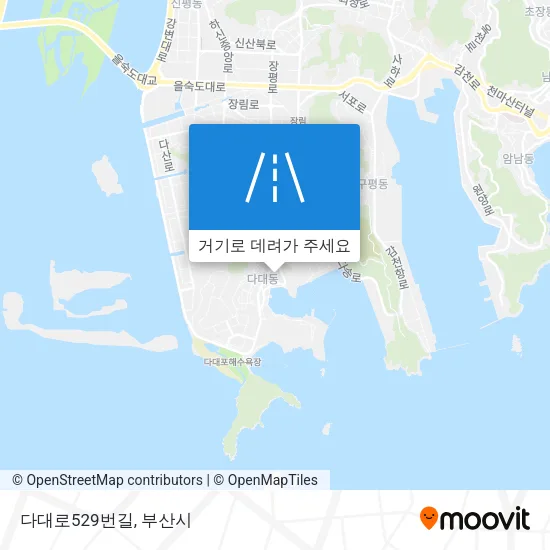 다대로529번길 지도