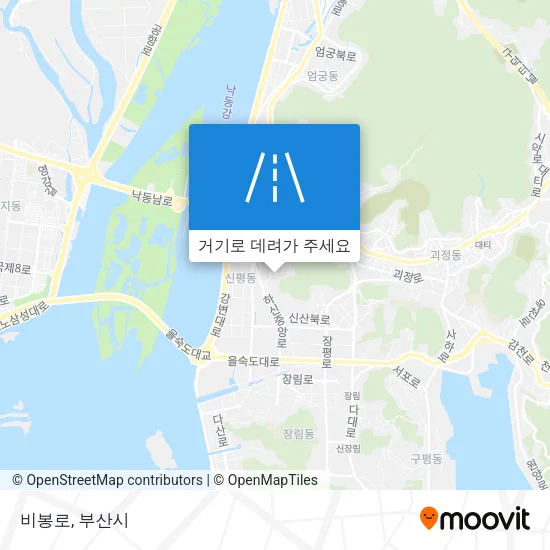 비봉로 지도
