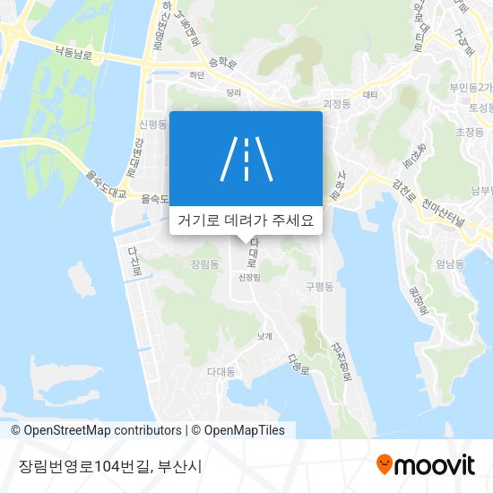 장림번영로104번길 지도