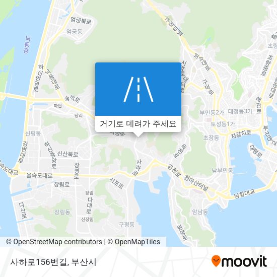 사하로156번길 지도