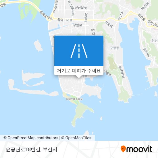 윤공단로18번길 지도