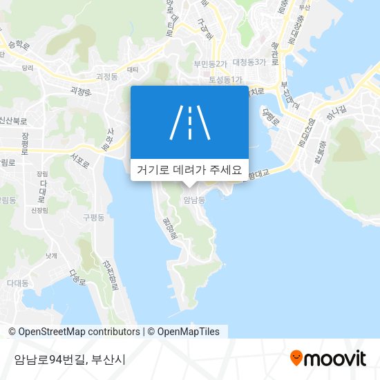 암남로94번길 지도