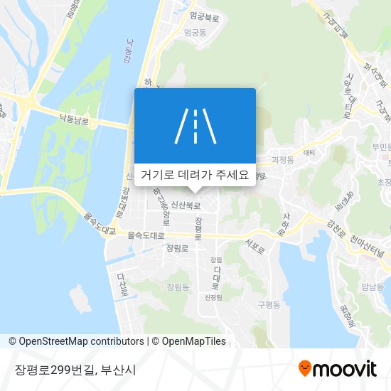 장평로299번길 지도