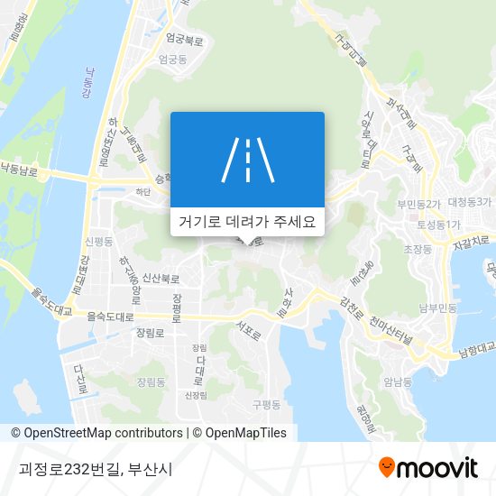 괴정로232번길 지도