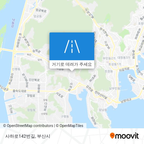 사하로142번길 지도