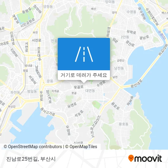 진남로25번길 지도