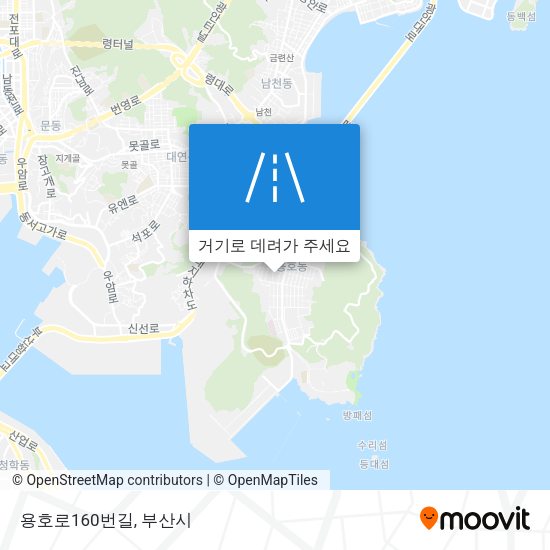 용호로160번길 지도