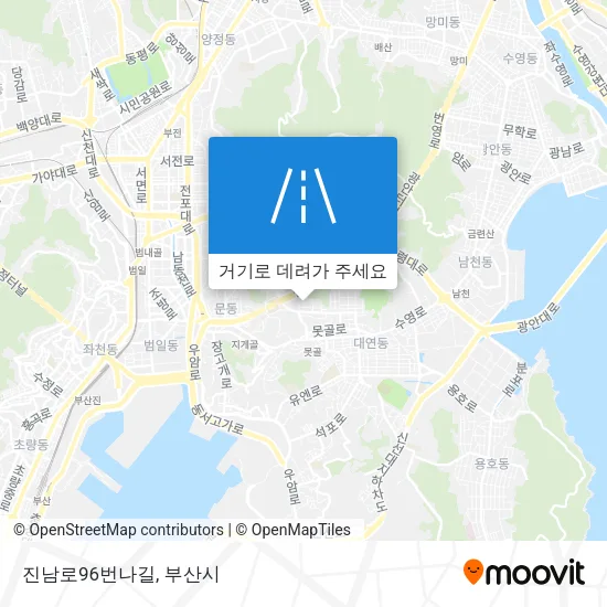 진남로96번나길 지도