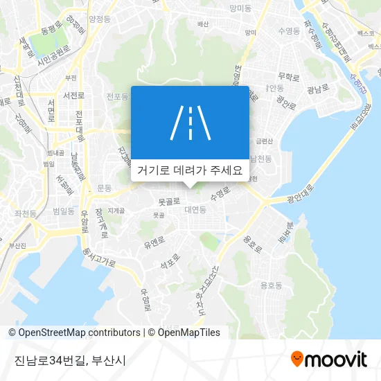 진남로34번길 지도