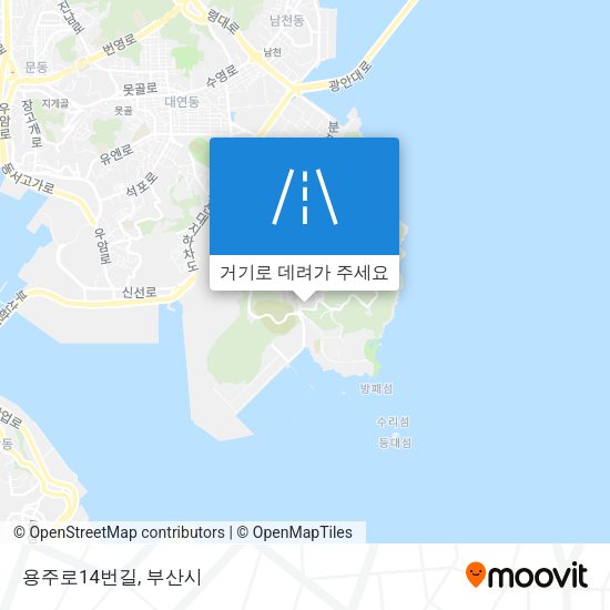 용주로14번길 지도