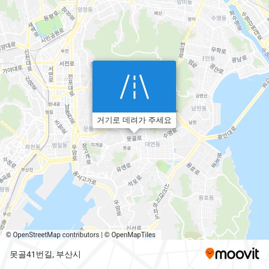 못골41번길 지도