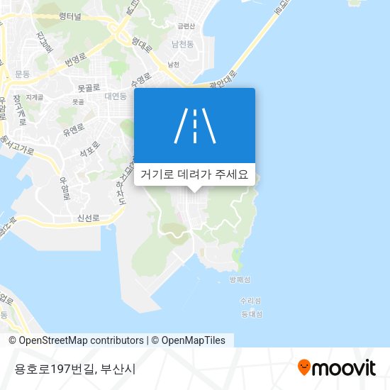 용호로197번길 지도