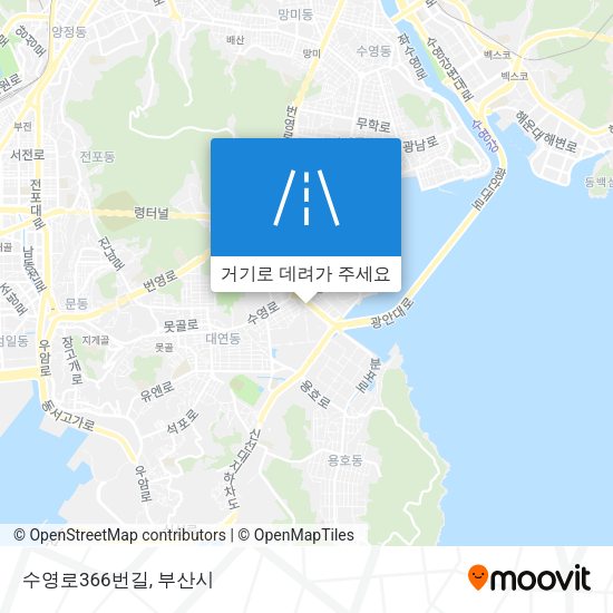 수영로366번길 지도