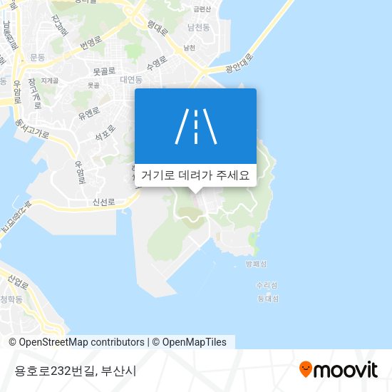 용호로232번길 지도