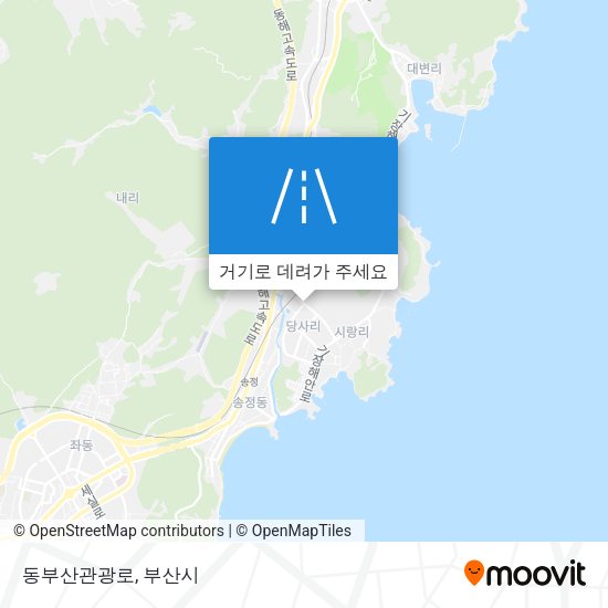 동부산관광로 지도