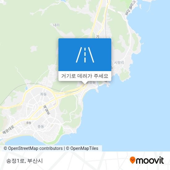 송정1로 지도
