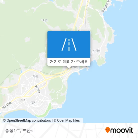 송정1로 지도