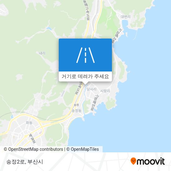 송정2로 지도