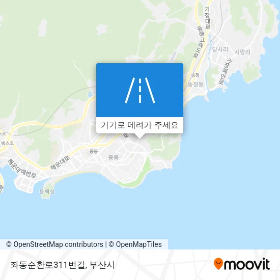 좌동순환로311번길 지도