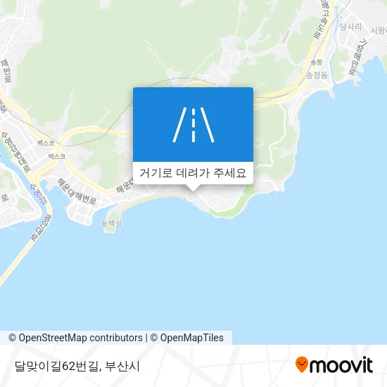달맞이길62번길 지도