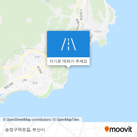 송정구덕포길 지도