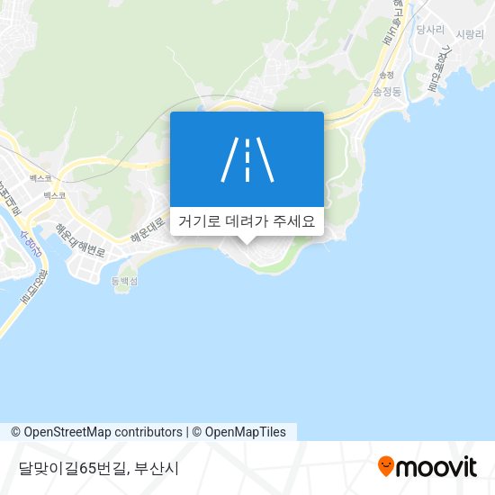 달맞이길65번길 지도