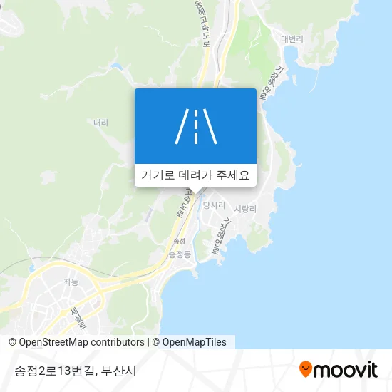 송정2로13번길 지도