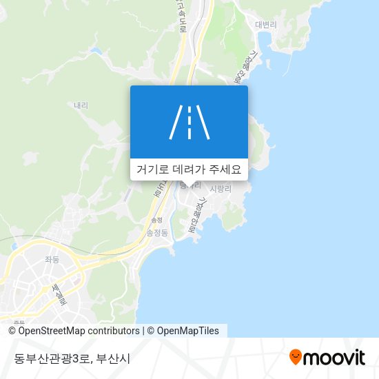 동부산관광3로 지도