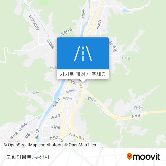 고향의봄로 지도