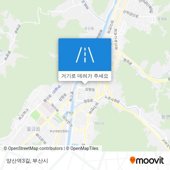 양산역3길 지도