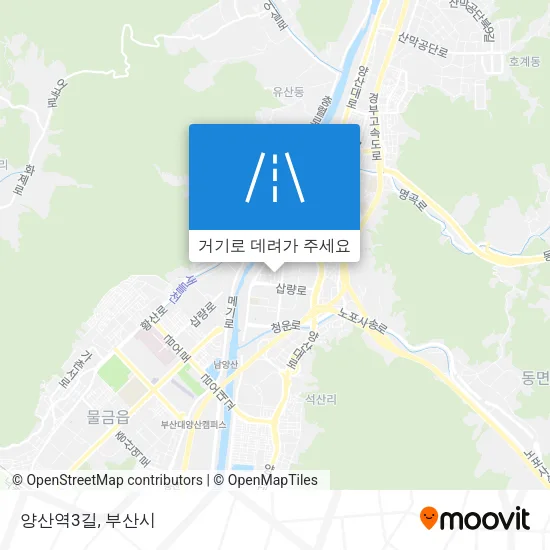 양산역3길 지도