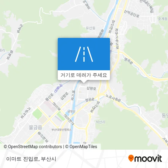 이마트 진입로 지도