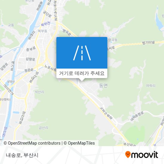 내송로 지도