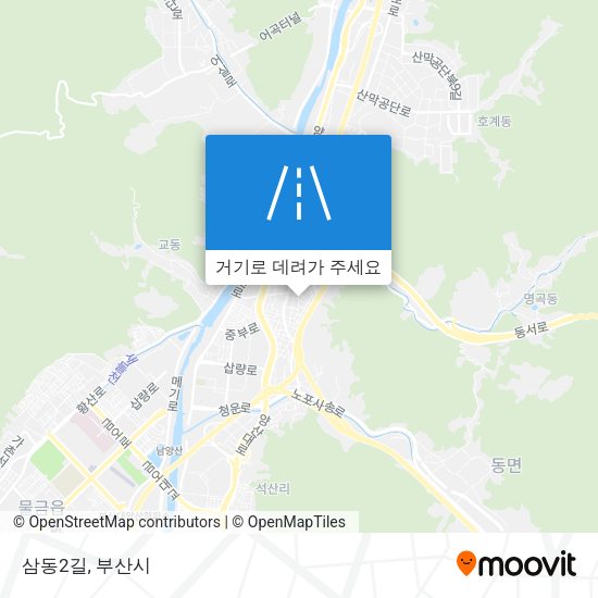 삼동2길 지도
