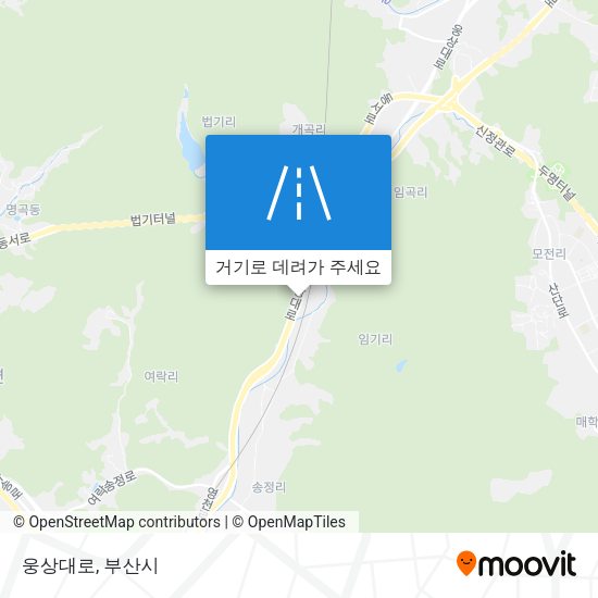 웅상대로 지도