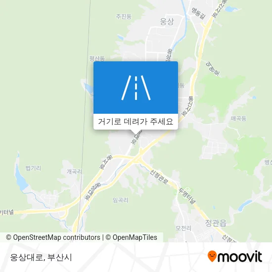 웅상대로 지도